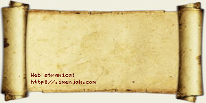 Jordanka Stojadinović vizit kartica